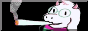 mr ralsei deltarune himself smoking a fat doobie
